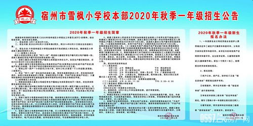 雪楓小學(xué)教育集團(tuán)2020年秋季一年級(jí)招生公告及招生輔助服務(wù)說(shuō)明